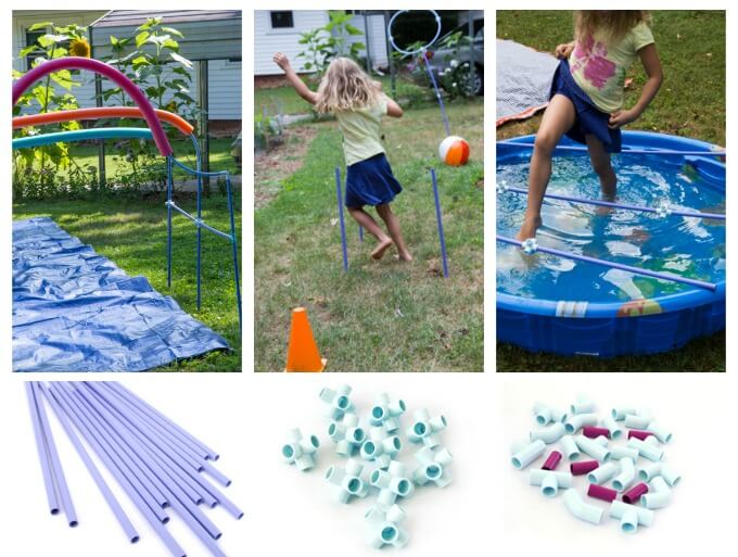 DIY Backyard Obstacle Course for Kids with the Fort Magic Kit