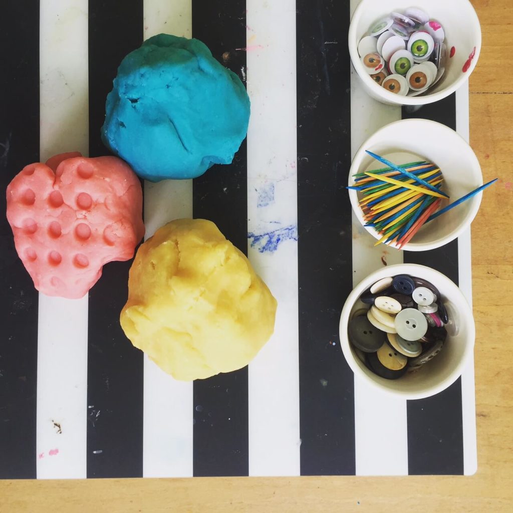clay and playdough
