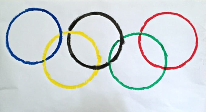 Homemade Olympic Games Poster