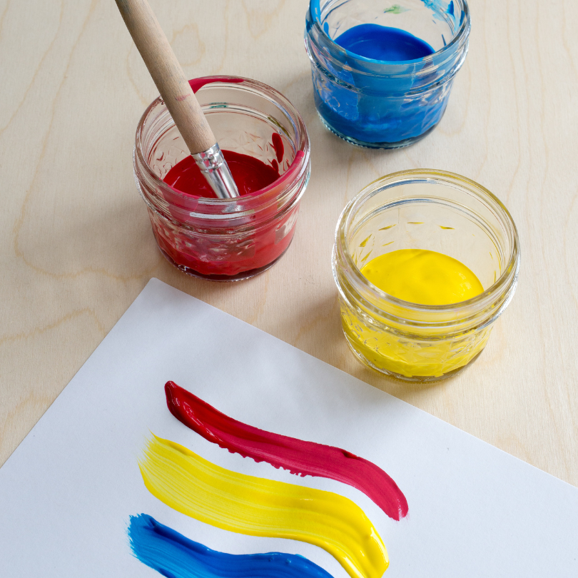 primary colors paint