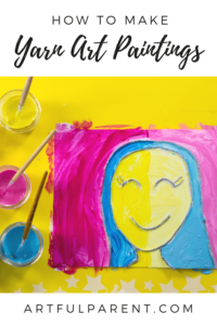 Yarn Art Paintings for Kids