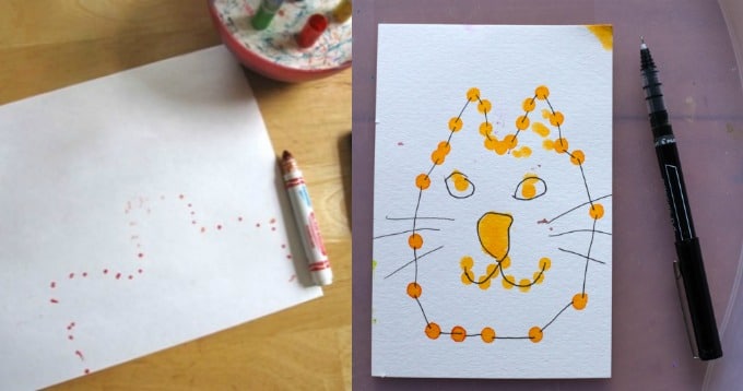 DIY Dot to Dots for Kids