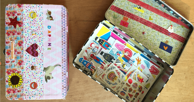 DIY Sticker Boxes for Kids Sticker Collections