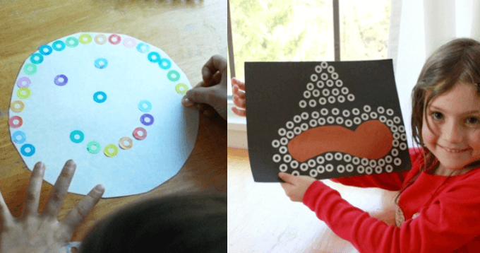 Dot Art for Kids with Hole Reinforcement Stickers