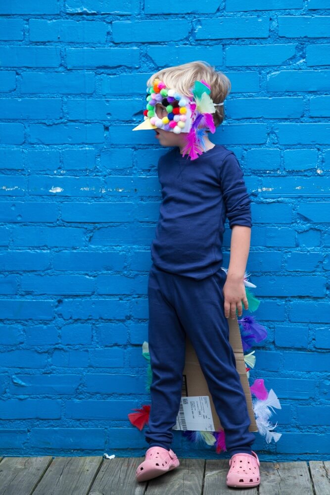 DIY Halloween Costumes for Kids - a Chicken