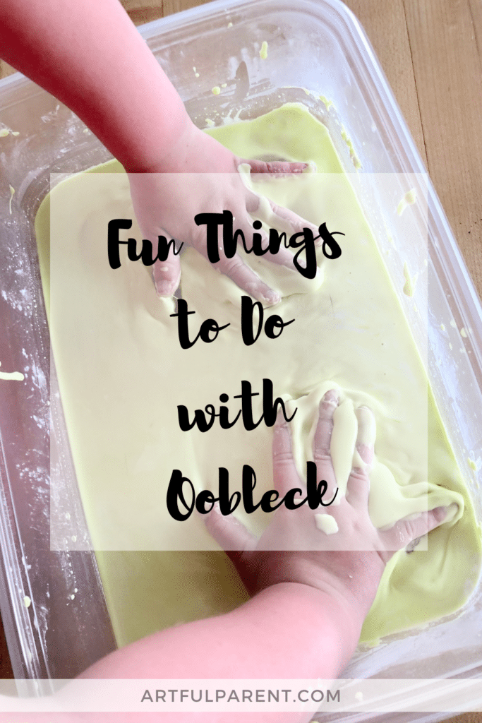 fun things to do with oobleck pinterest