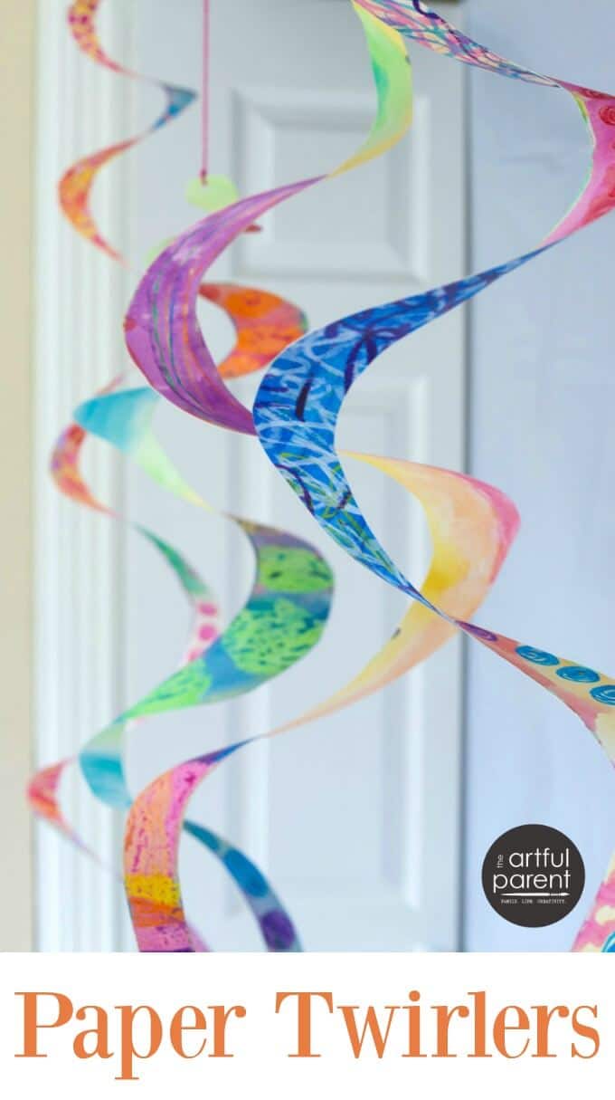 How to Make Paper Twirlers with Kids