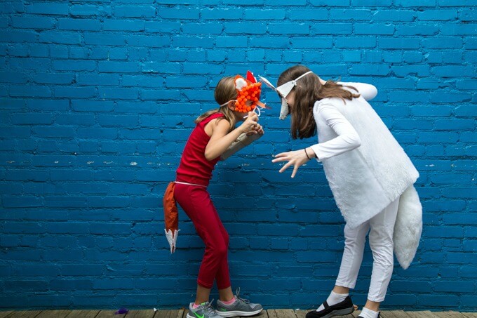 DIY Fox Costumes for Kids