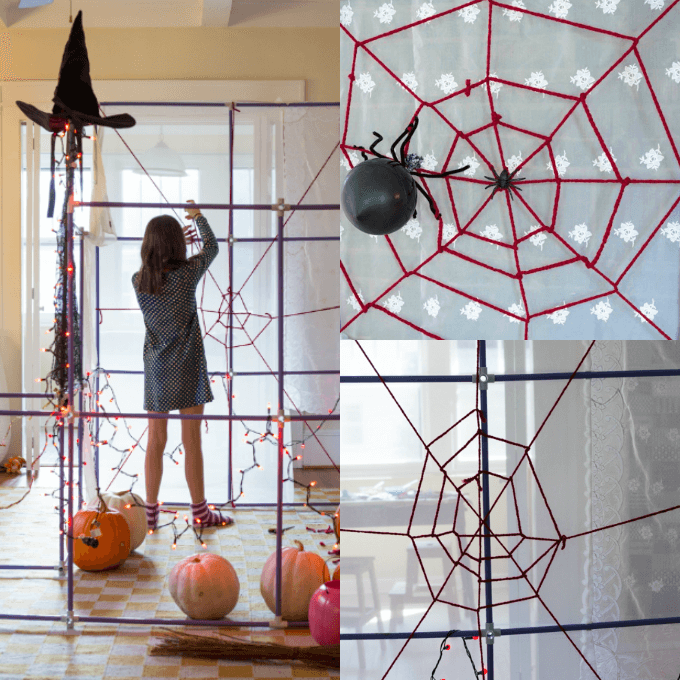 Weave a Spider Web with a Fort Magic Kit