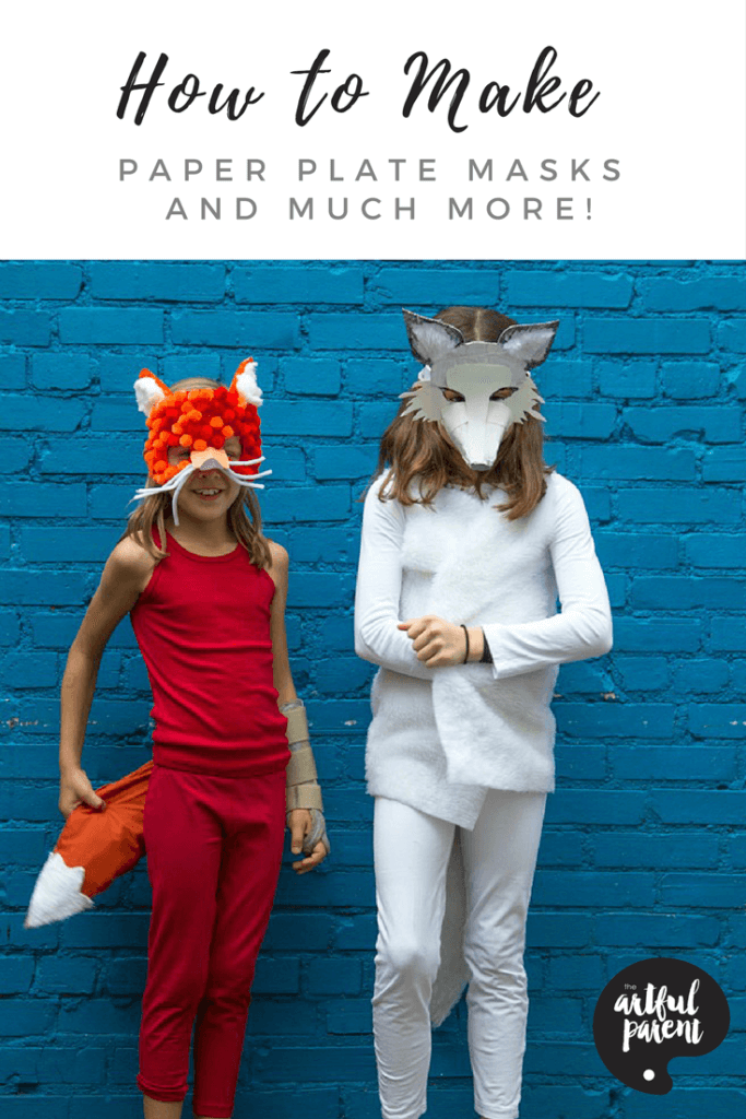 How to Make Paper Plate Masks, Cardboard Wings And More!