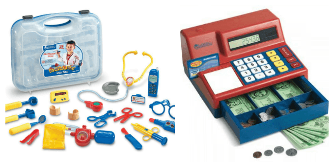 Best Open Ended Toys for Kids - Doctor Kit and Cash Register
