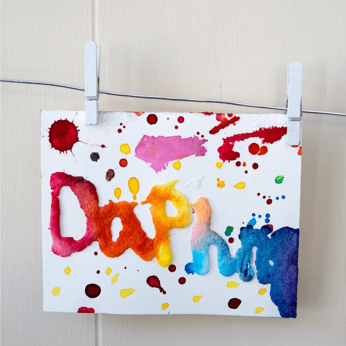 How To Make Raised Salt Painting Top Favorite Art Activity For Kids