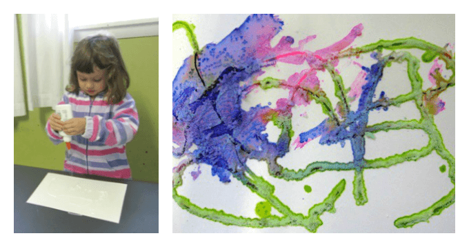 Salt Watercolors Art Activity for Kids