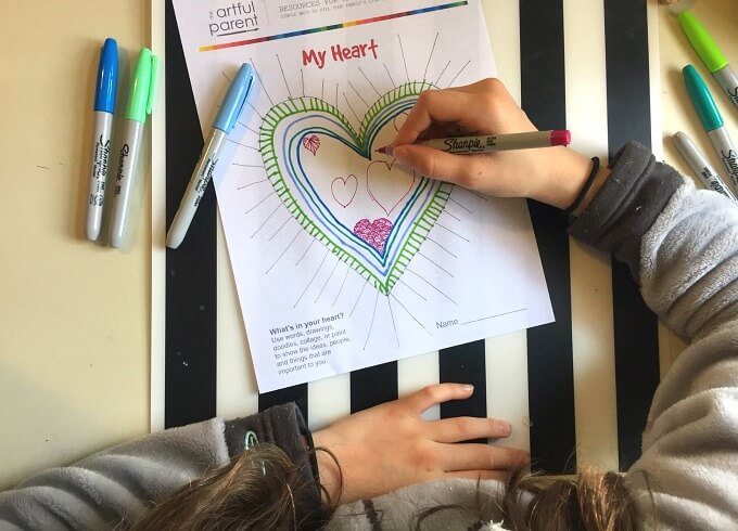 Printable Valentine Activity for Kids