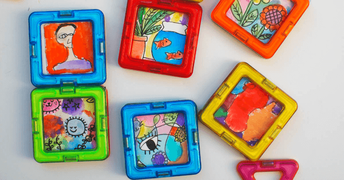 Tiny Art with Kids Magformers