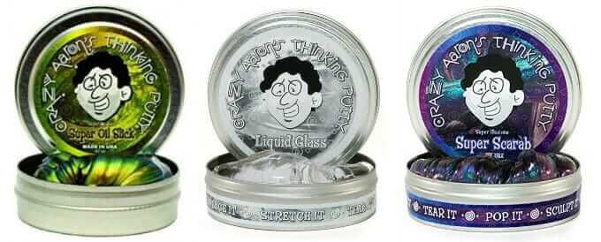 Crazy Aarons Thinking Putty - Three Kinds