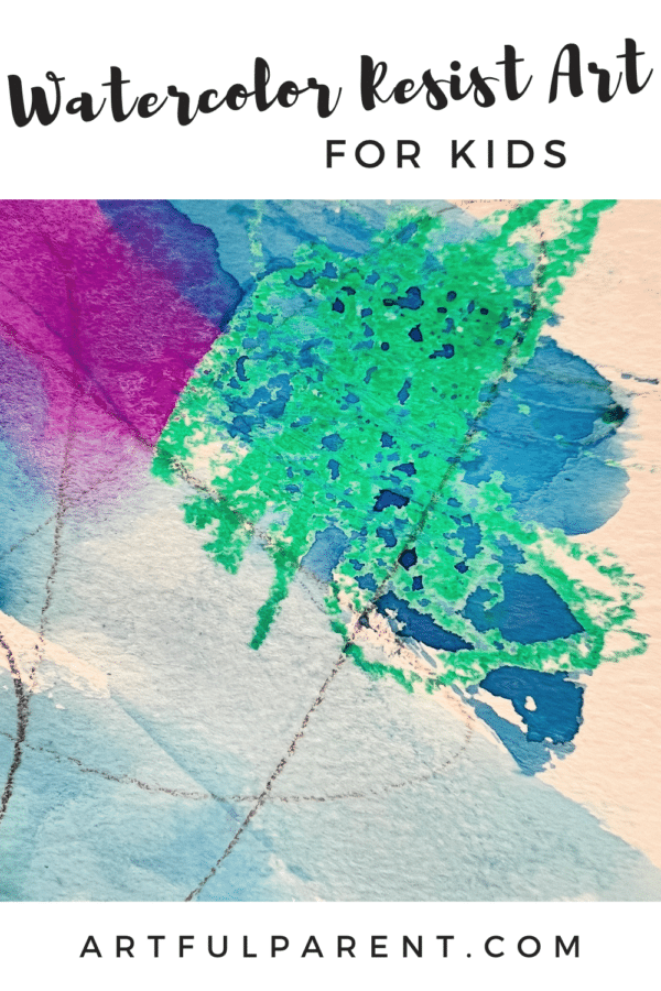 How to Do Watercolor Resist Crayon Art