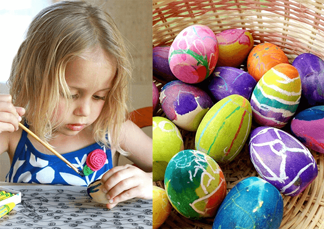 How to Paint Wooden Eggs 