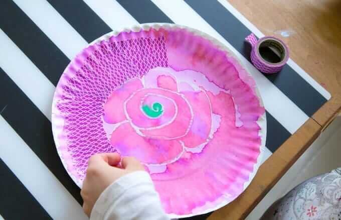 DIY Mini Easter Baskets and Bowls - adding washi tape