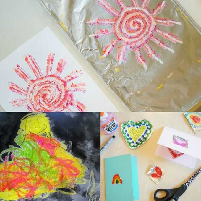 More Ideas for Melted Crayon Art