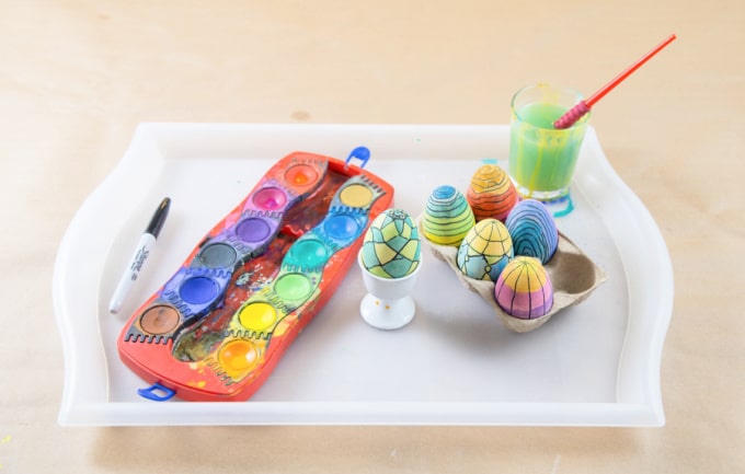 materials for painting eggs