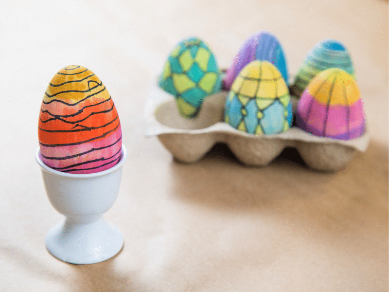 DIY Project - Wood Easter Eggs - Typically Simple