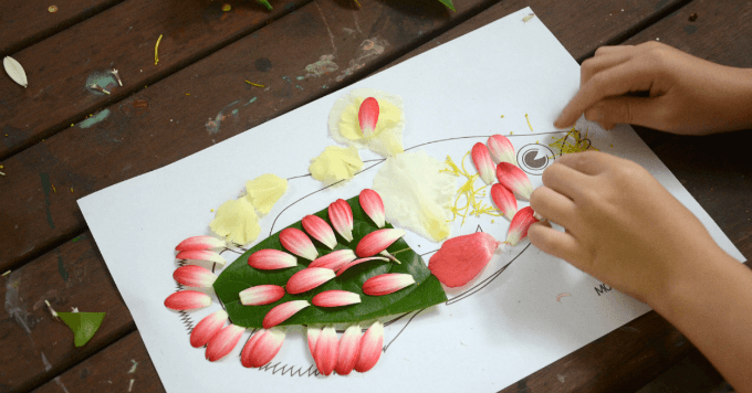 Fish Craft with Nature Items