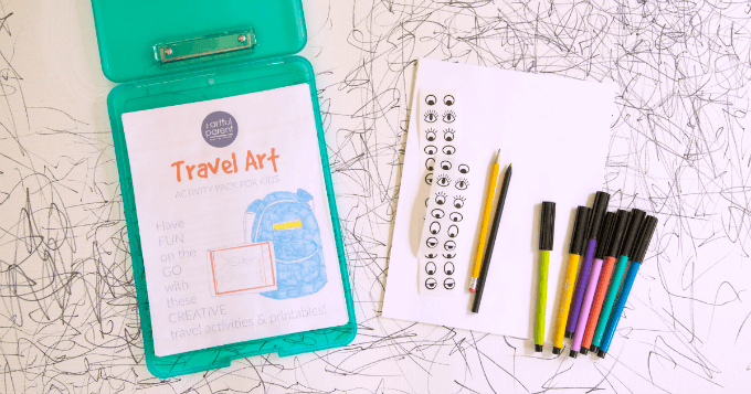 Travel Art Kit for Kids - Minimalist Version