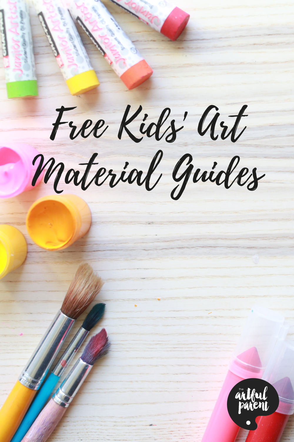 Free Kids\' Art Material Guides