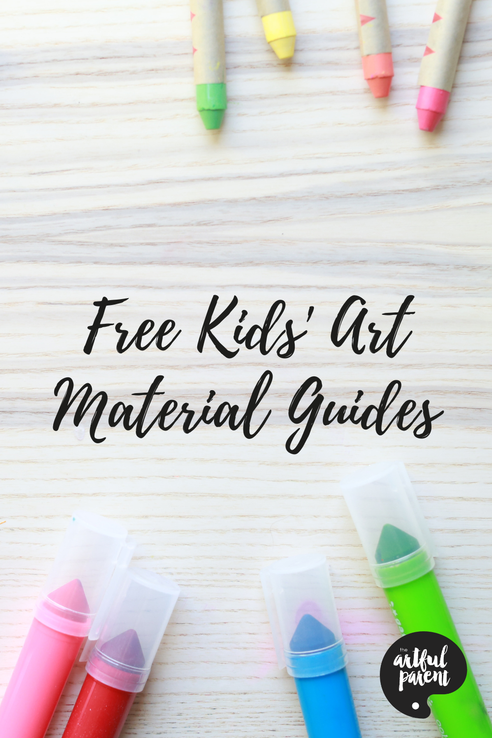 Free Kids\' Art Material Guides