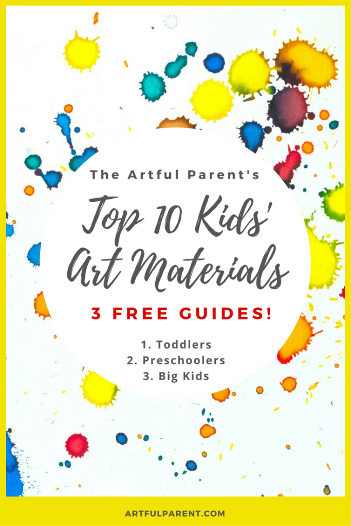 Free Kids Art Material Guides (+ A New Look for The Artful Parent!)