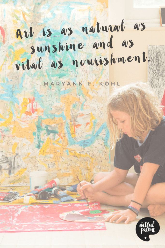 Art Supplies and Art Materials. Kids Art Kits – I Create Art Quote