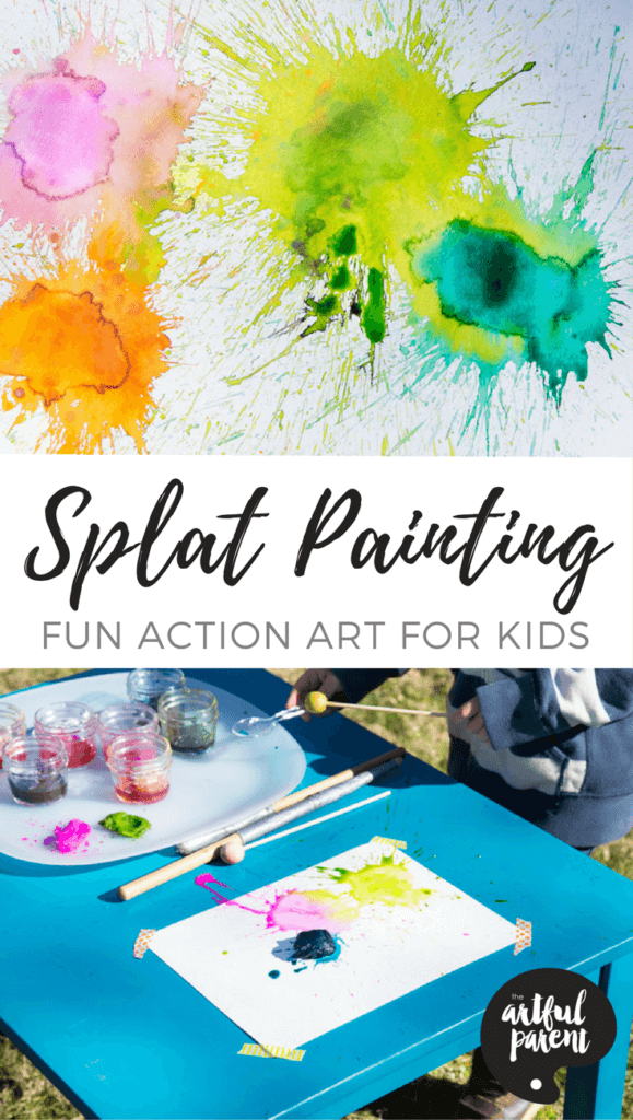 Splat Painting Easy and Fun Action Art for Children