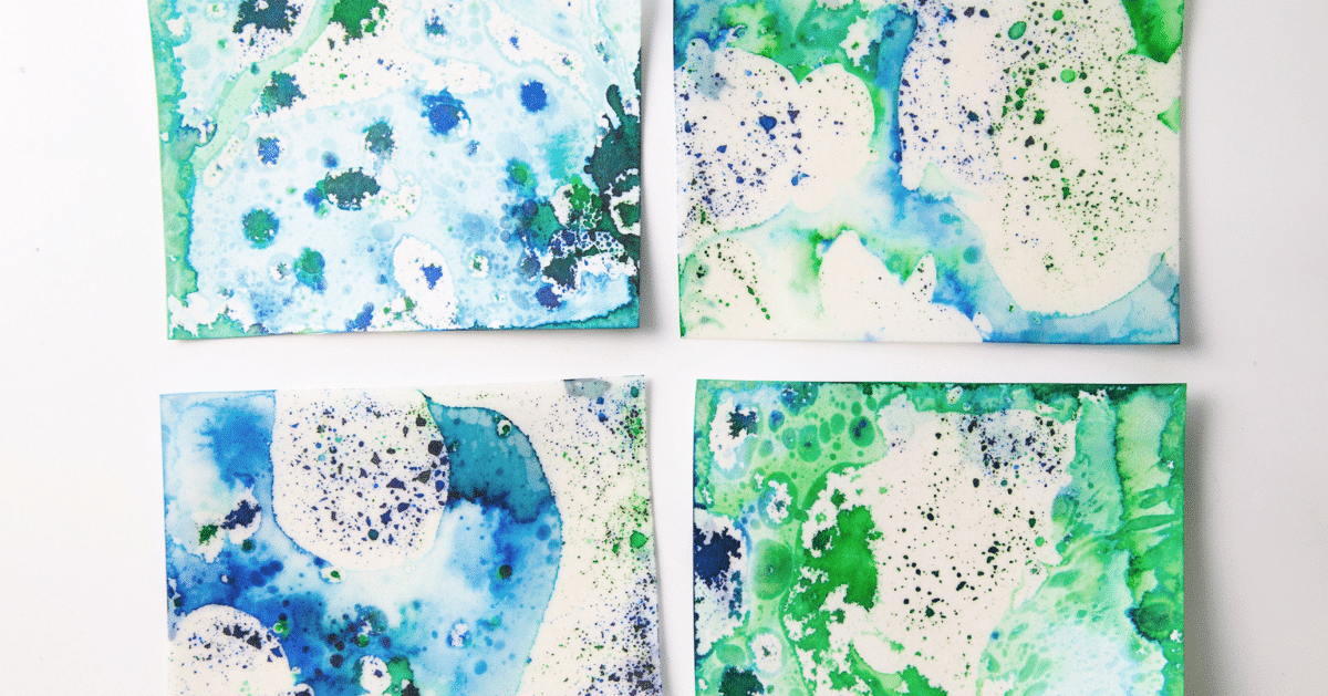 AIM DIY: Marble Paper with Oil Paints – So, There.
