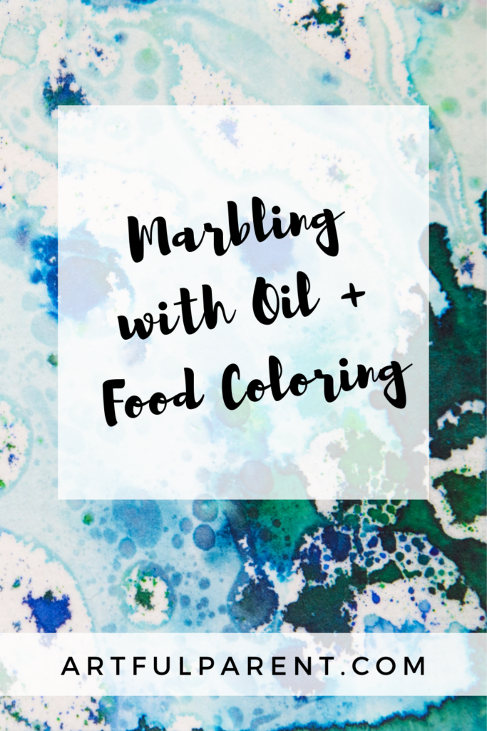 marbling with oil pin