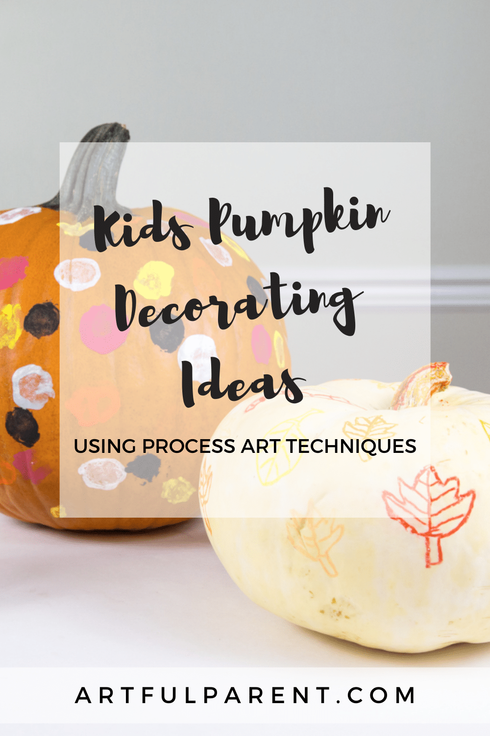12 No Carve Kids Pumpkin Decorating Ideas to Try with Process Art