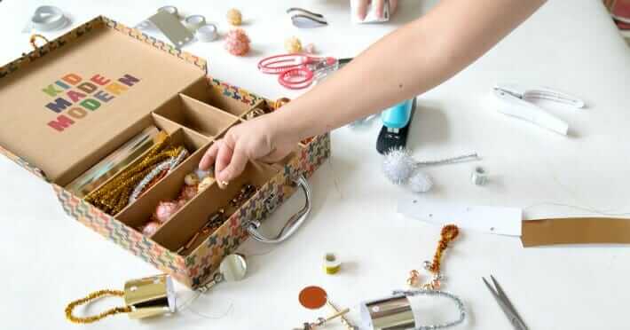Kids Craft Kits by Kid Made Modern as gifts and for making creative gifts, ornaments, and cards