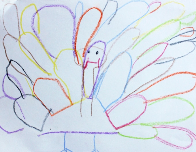 turkey drawing
