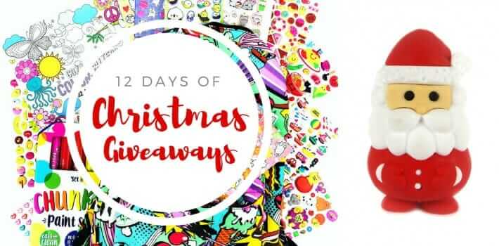 12 Days of Christmas Giveaways with Santa Eraser