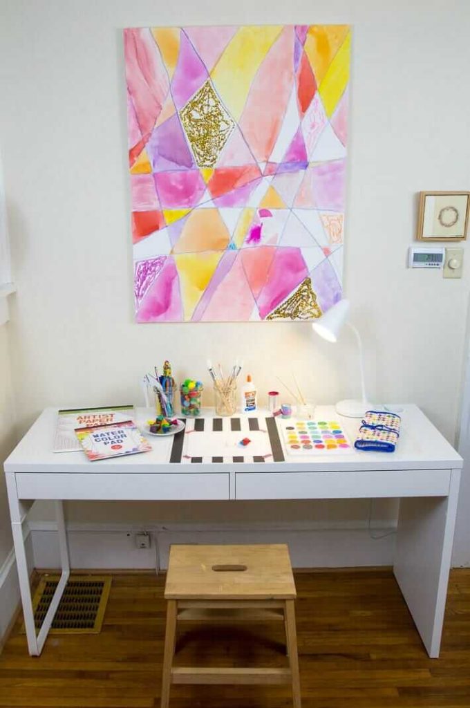 Stocking a Children's Art Desk for Creativity with Kid Made Modern Arts and Crafts Supplies