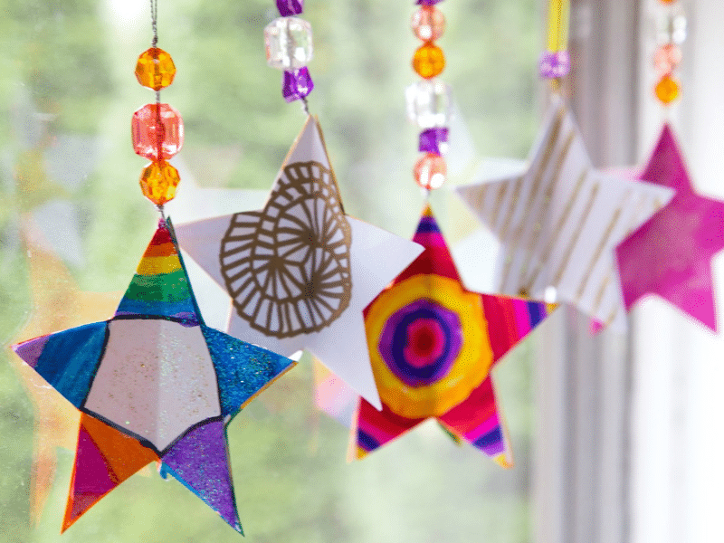 paper star ornaments featured image