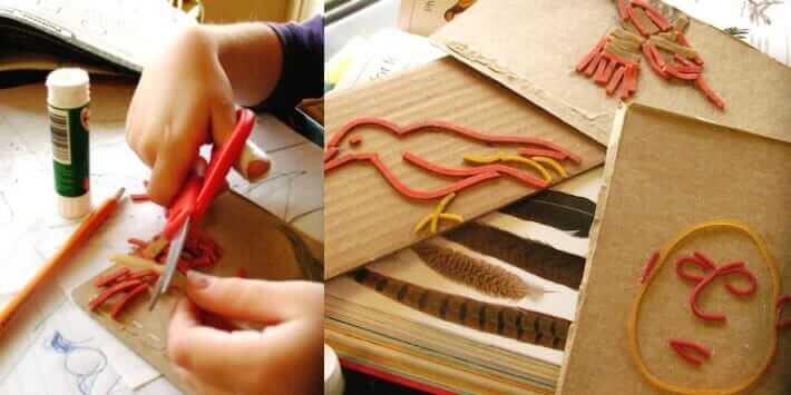 10 Make Your Own Stamp Set Ideas - Rubber Band Stamps
