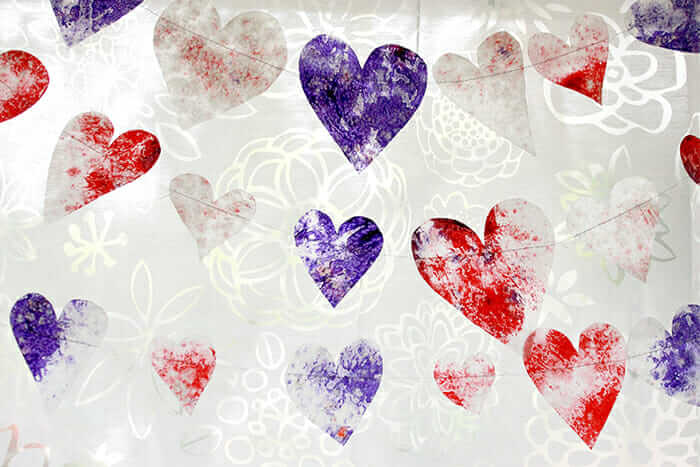 Heartstrings - Melted Crayon Hearts & Suncatchers