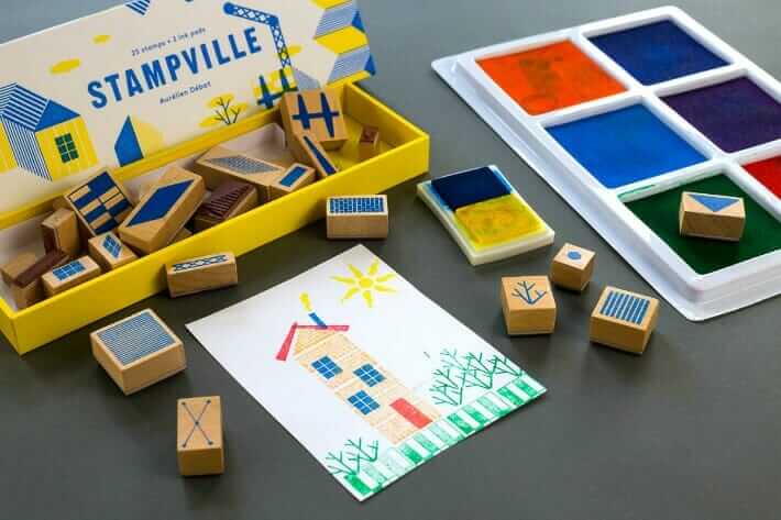Using a Stampville architecture stamp set