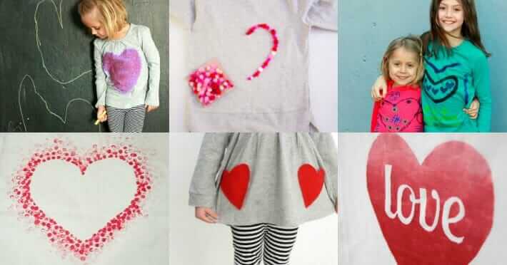 11 Ways to Make a Heart Shirt for Valentines Day