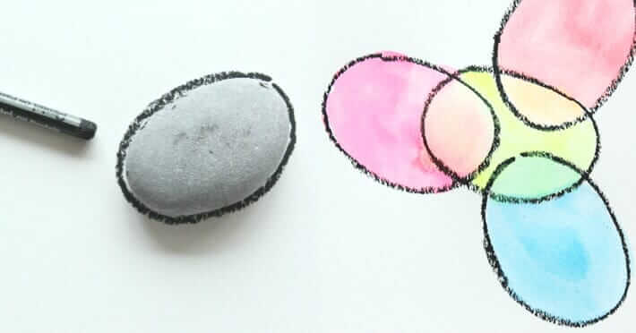 Stone Tracing Art for Kids