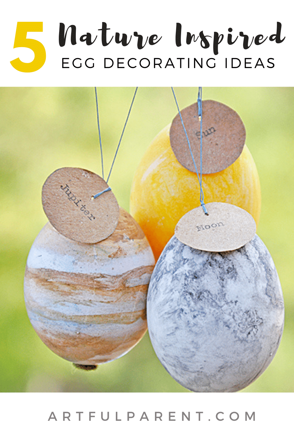 5 Nature Inspired Easter Egg Decorating Ideas for Kids