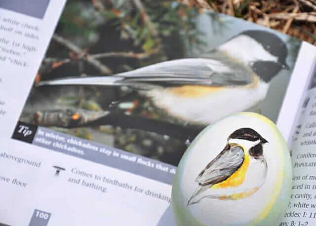 Chickadee Cameo Egg by Imagine Childhood