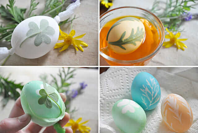 Botanical Silhouette Eggs by Imagine Childhood