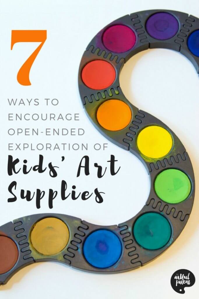 7 Ways to Encourage Open-Ended Exploration of Kids' Art Supplies